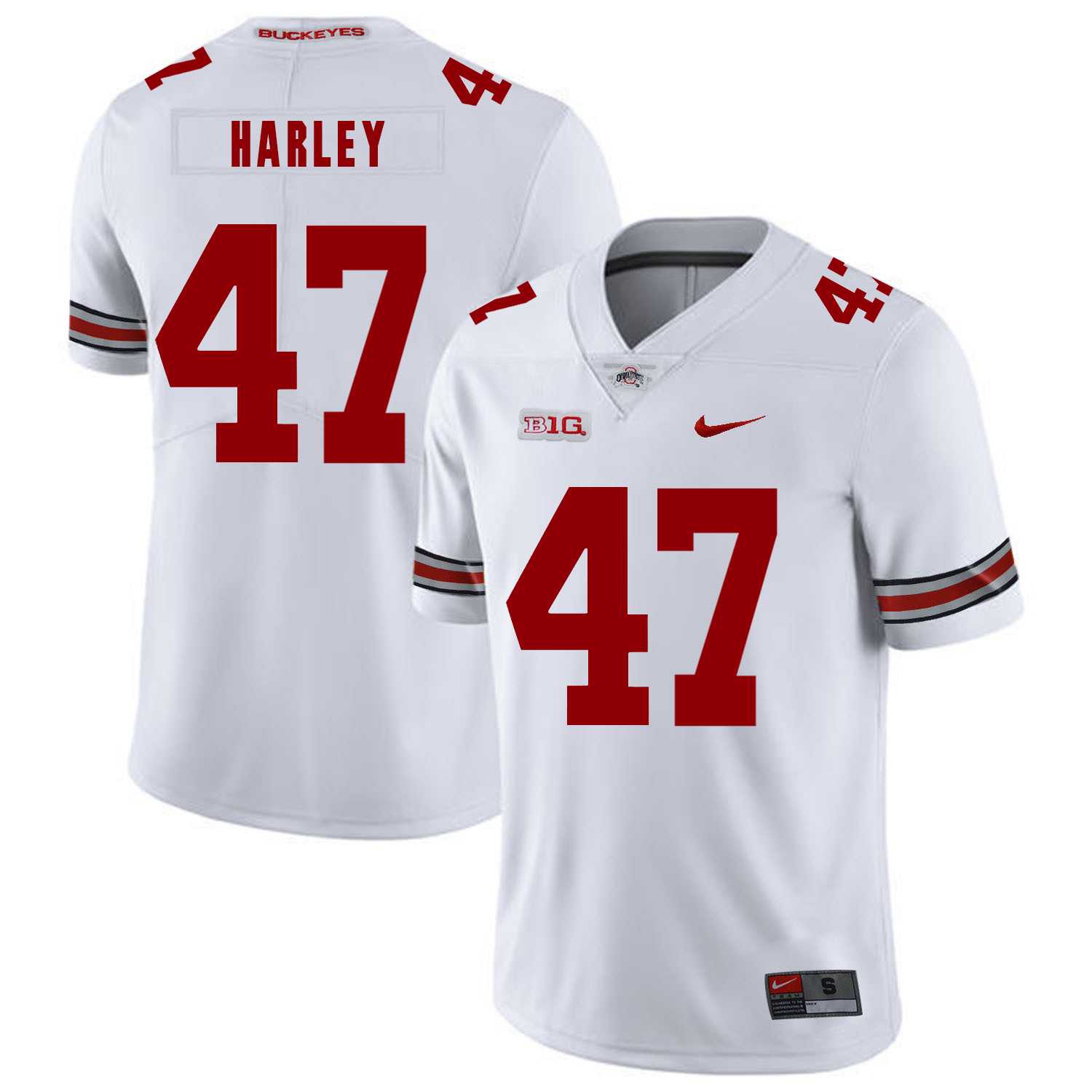 Ohio State Buckeyes 47 Chic Harley White Nike College Football Jersey Dzhi,We sell and wholesale Ohio State Buckeyes 47 Chic Harley White Nike College Football Jersey Dzhi on line form chian!